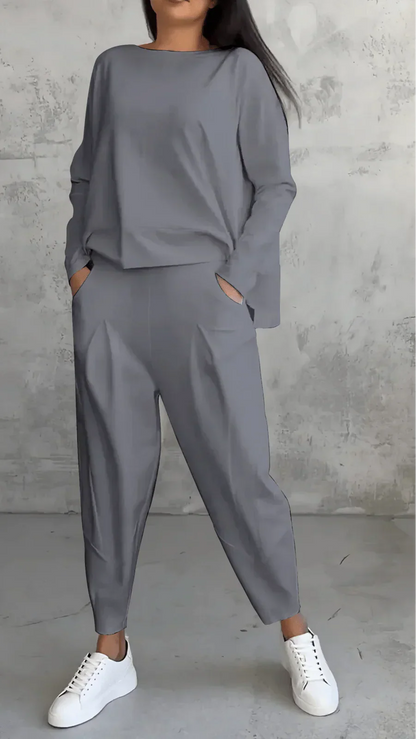 Eveloria Damen Zweiteiliges Set Gemütlich