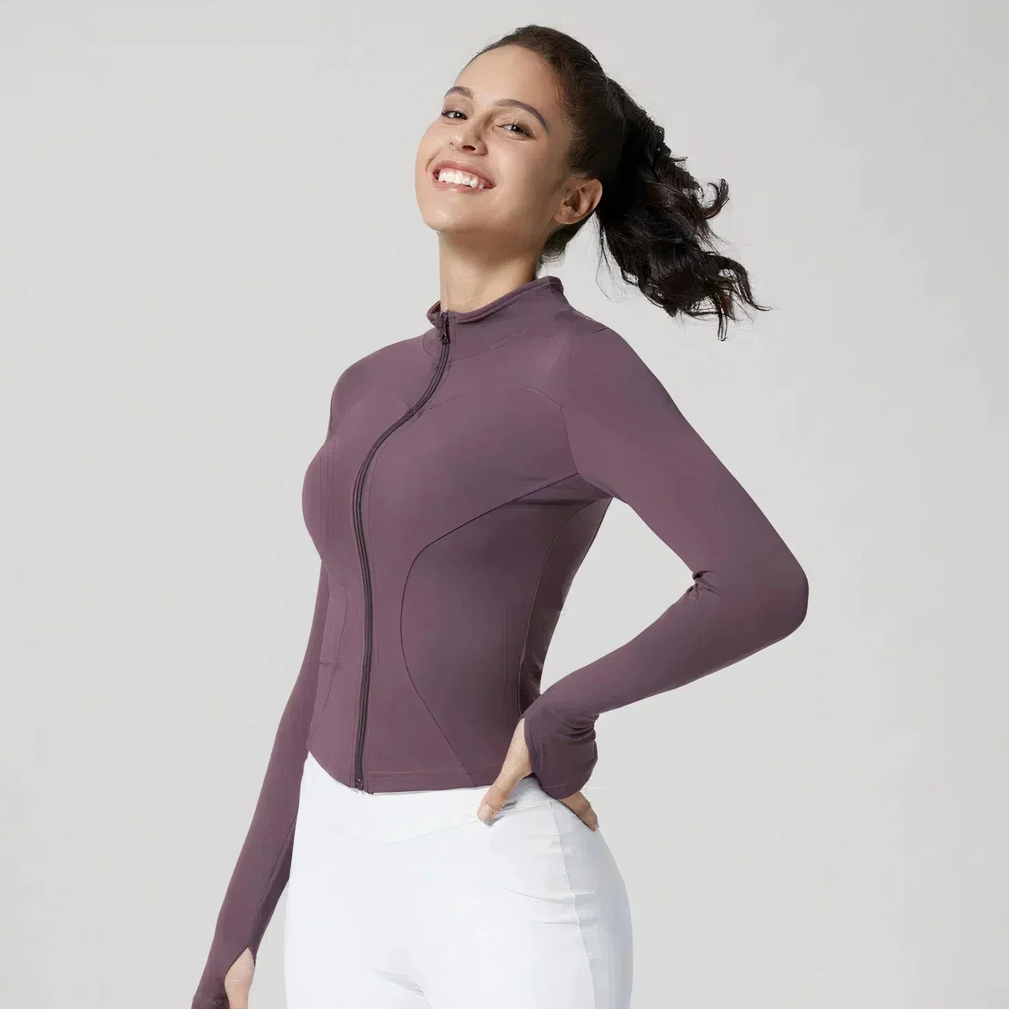 Eveloria Damen Sportjacke Körpergerecht Aktiv