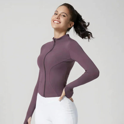 Eveloria Damen Sportjacke Körpergerecht Aktiv
