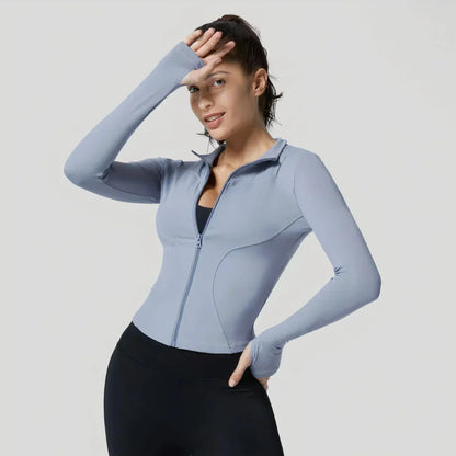 Eveloria Damen Sportjacke Körpergerecht Aktiv