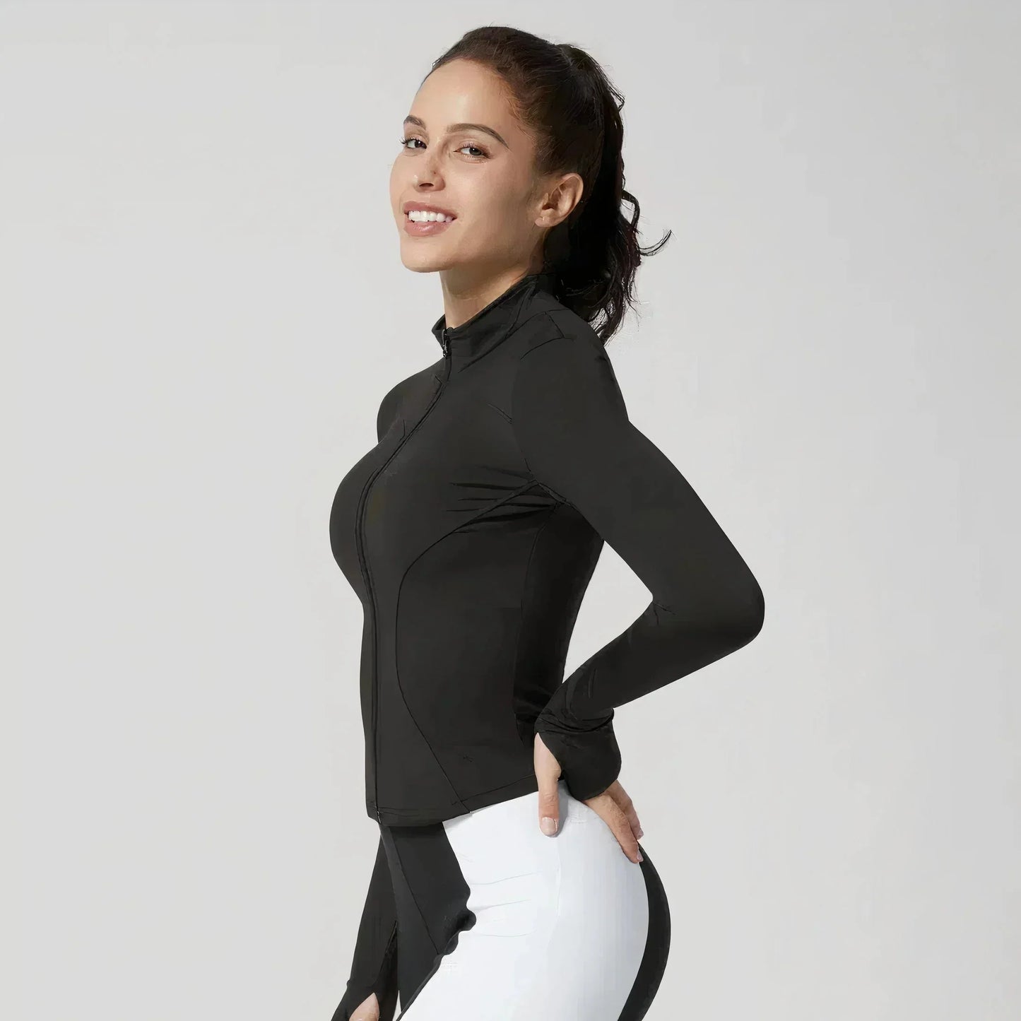 Eveloria Damen Sportjacke Körpergerecht Aktiv