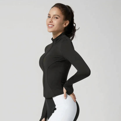 Eveloria Damen Sportjacke Körpergerecht Aktiv