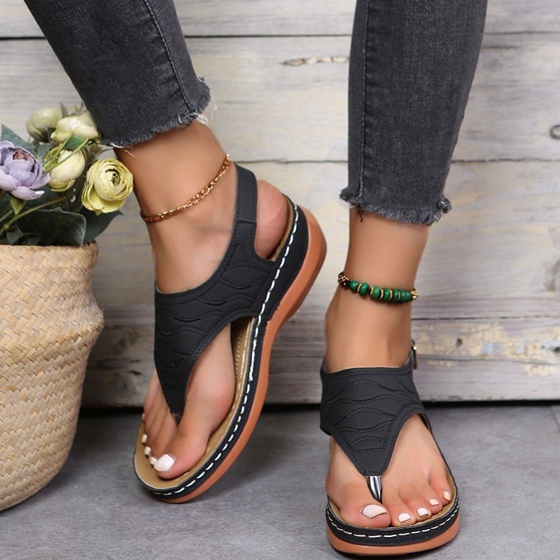 Damen Orthopädische Sandalen Ergonomisch Komfort