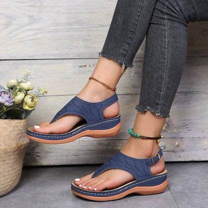 Damen Orthopädische Sandalen Ergonomisch Komfort