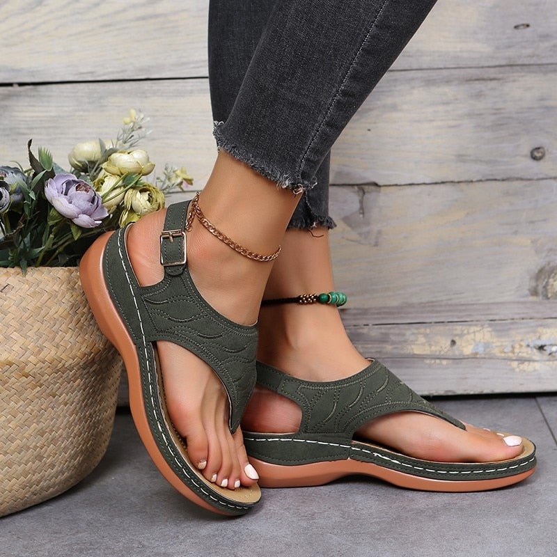 Damen Orthopädische Sandalen Ergonomisch Komfort