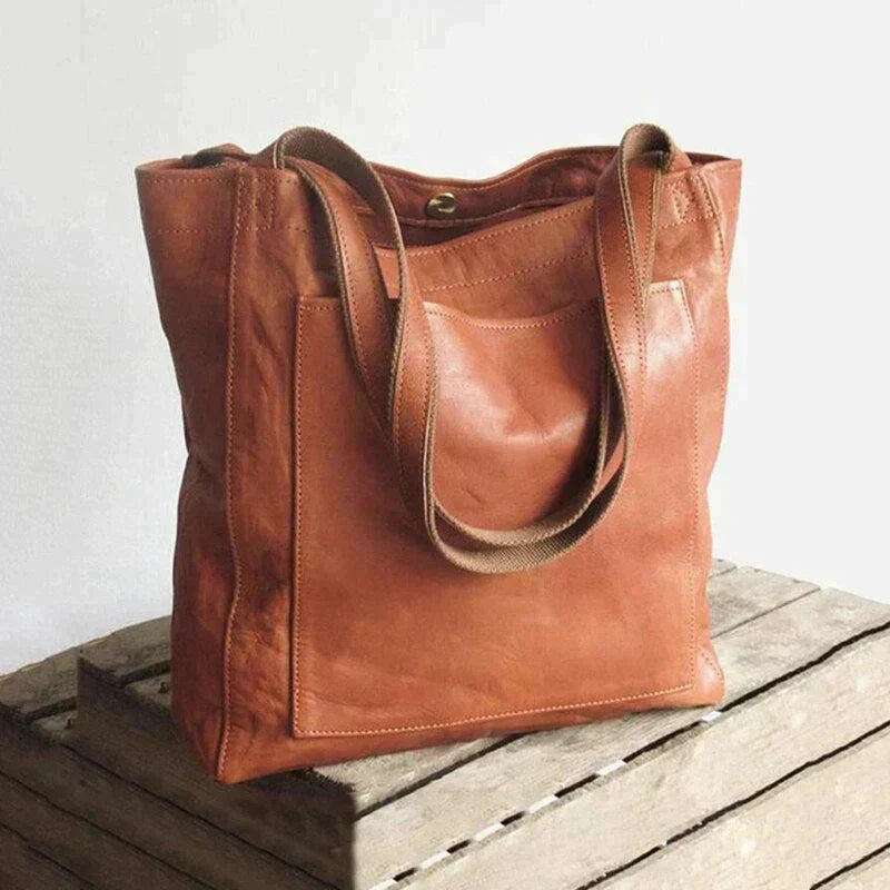 Damen Schultertasche mit Außentasche - Eveloria