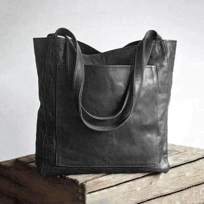 Damen Schultertasche mit Außentasche