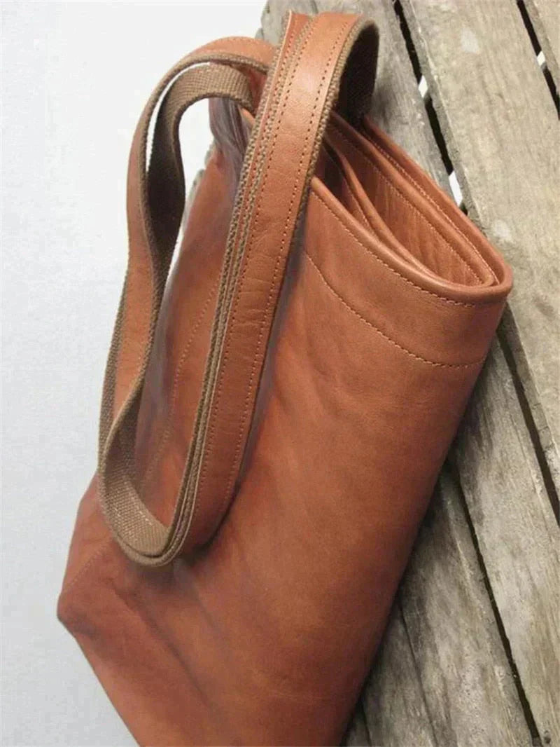 Damen Schultertasche mit Außentasche