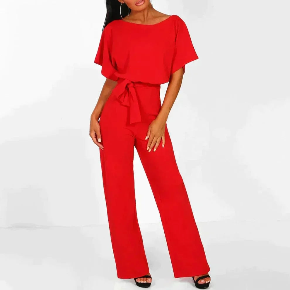 Damen Stylischer Overall Unifarben Eveloria