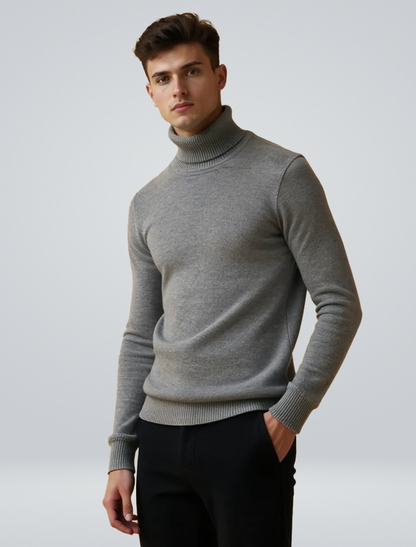 Alwin Herren Rollkragenpullover Warm - Norvielle