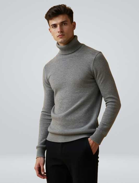 Alwin Herren Rollkragenpullover Warm - Norvielle