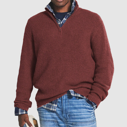 Herren Strickpullover Mit Reißverschluss - Eveloria