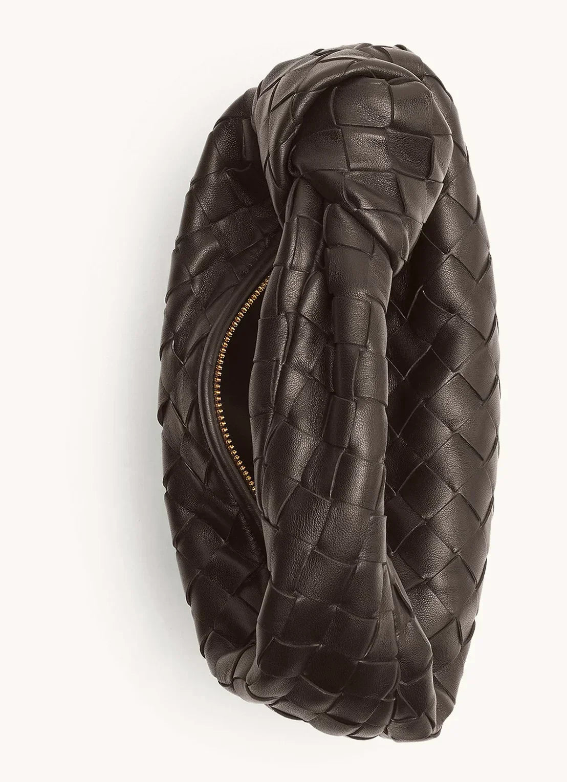 Damen Mini Hobo Handtasche Leder Lässig Braun