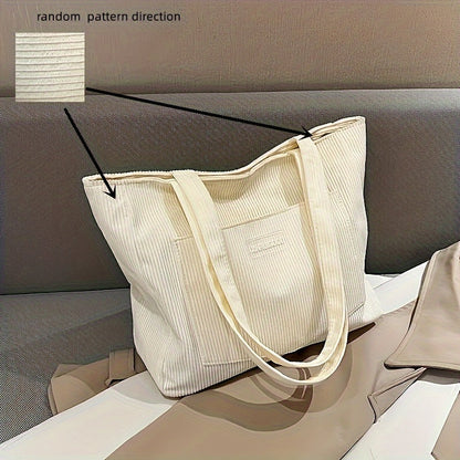 Eveloria Damen Cordtasche Elegant Braun