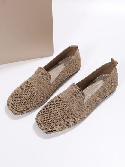Damen Flachschuhe Runde Zehenpartie Sommer