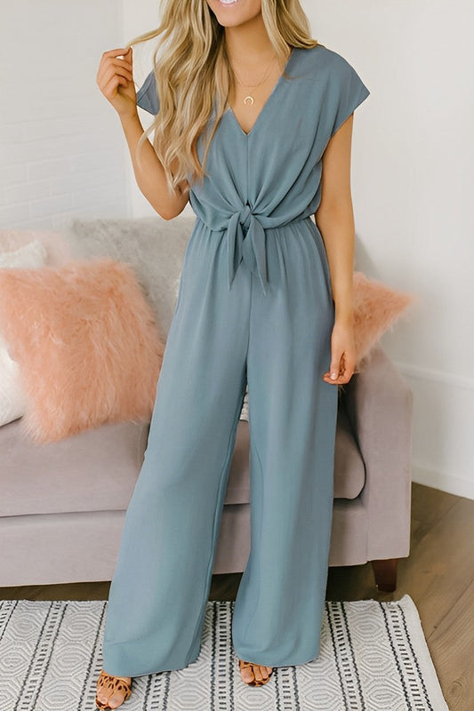 Eveloria Damen Jumpsuit Rückenfrei Locker Leicht - Eveloria