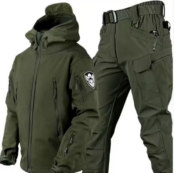 Herren Thermo Winterbekleidung Set Warm Allwetter