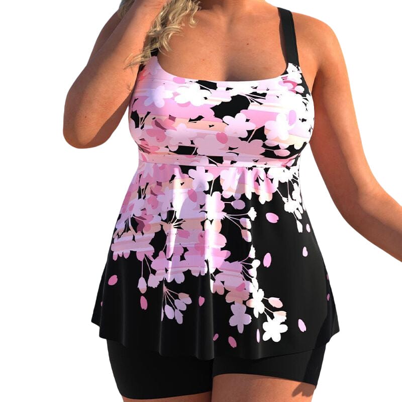 Eveloria Damen Zweiteiliger Badeanzug mit Riemchen
