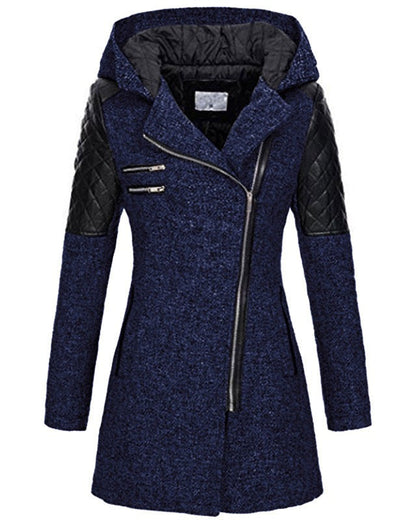 Damen Winterjacke Elegant Wollstoff