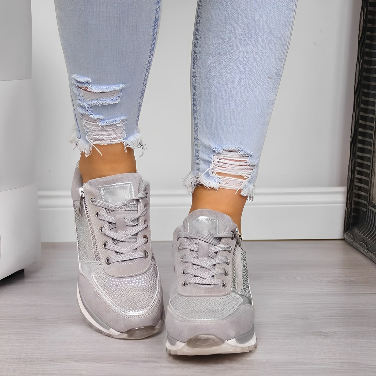 Damen Sneaker Atmungsaktiv Flexibel