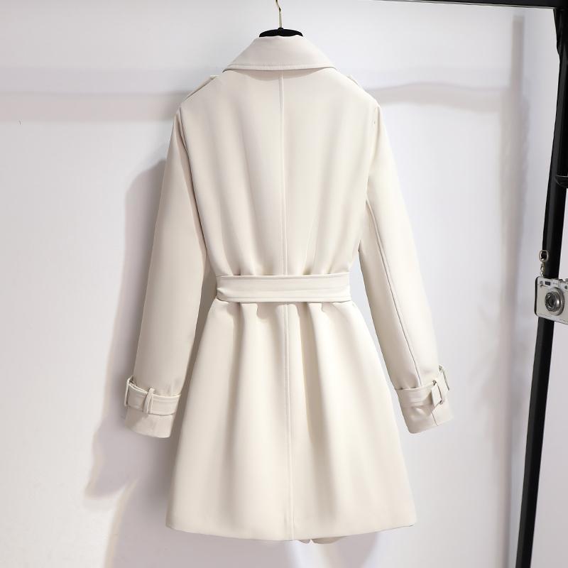 Damen Trenchcoat Langärmelig Chic
