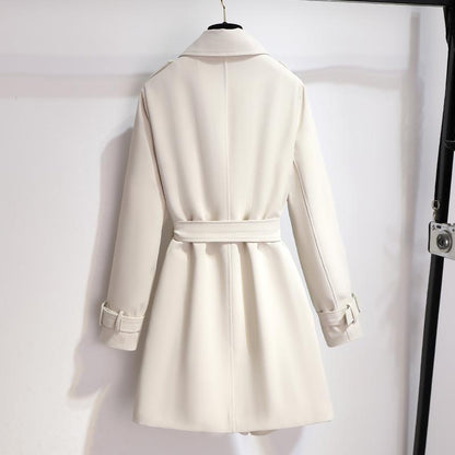 Damen Trenchcoat Langärmelig Chic