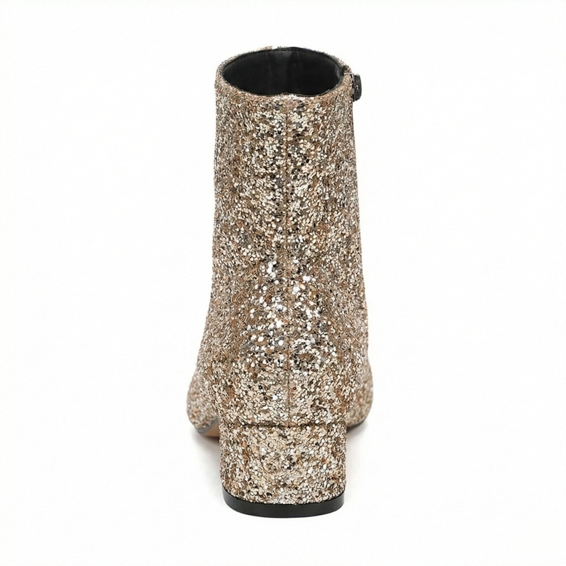 Eveloria Damen Ankle Boots Glitzernd Blockabsatz - Eveloria