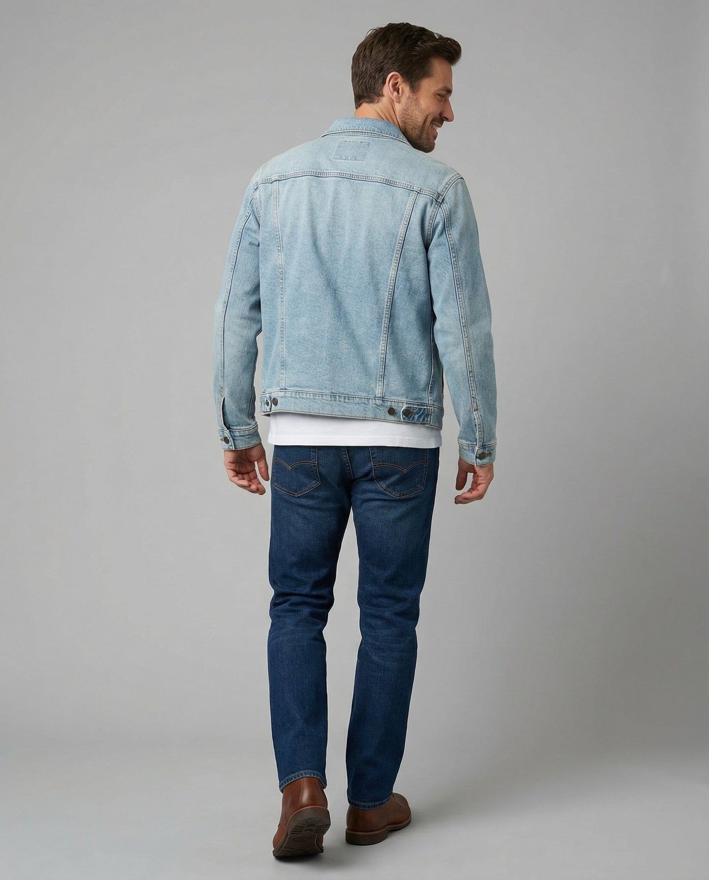Unisex Jeansjacke Trucker Klassisch