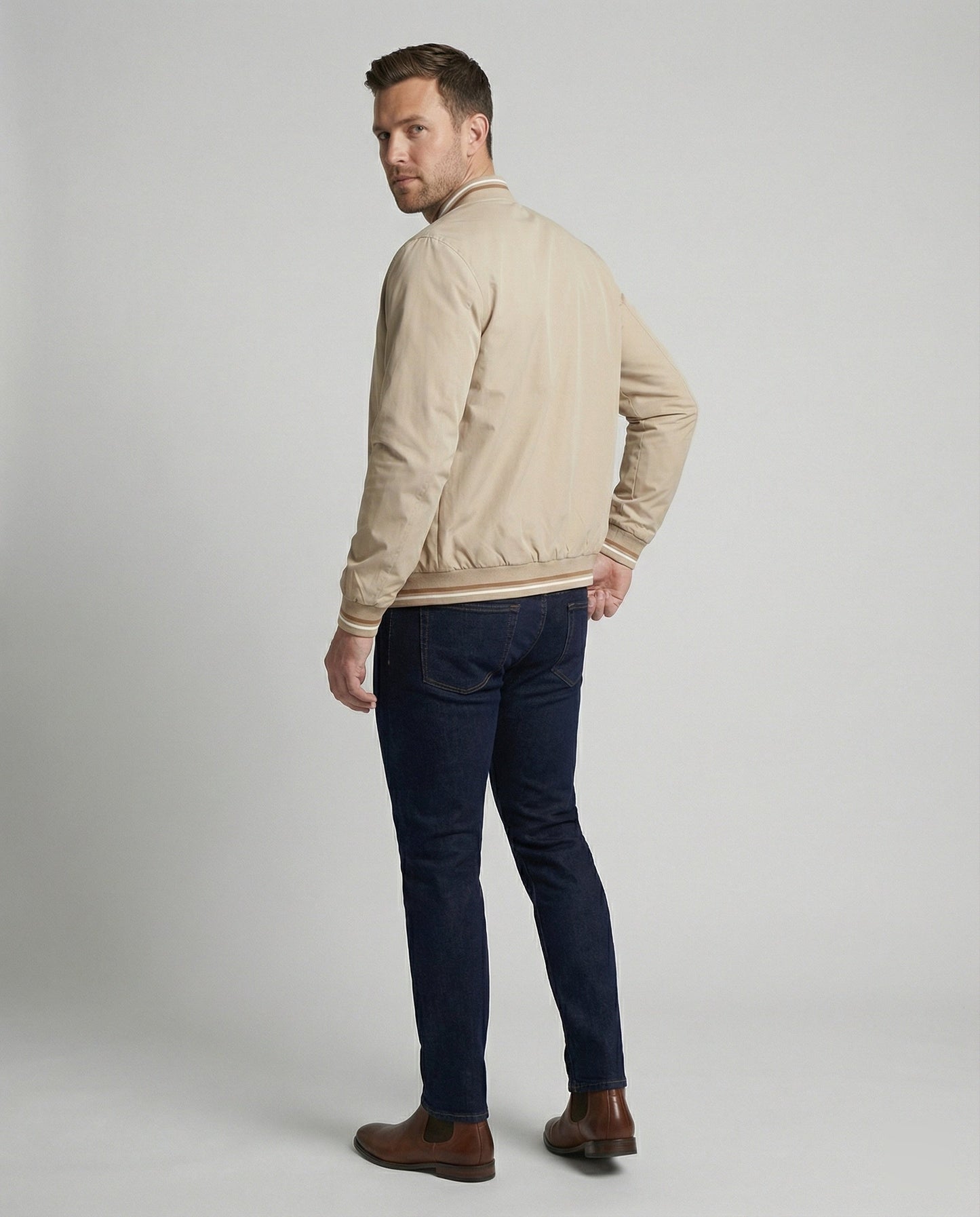 Wasserabweisende Nylon Freizeitjacke