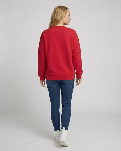 Damen Sweatshirt Freizeit Bequem