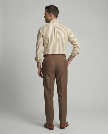 Herren Slim Fit Langarmhemden Business