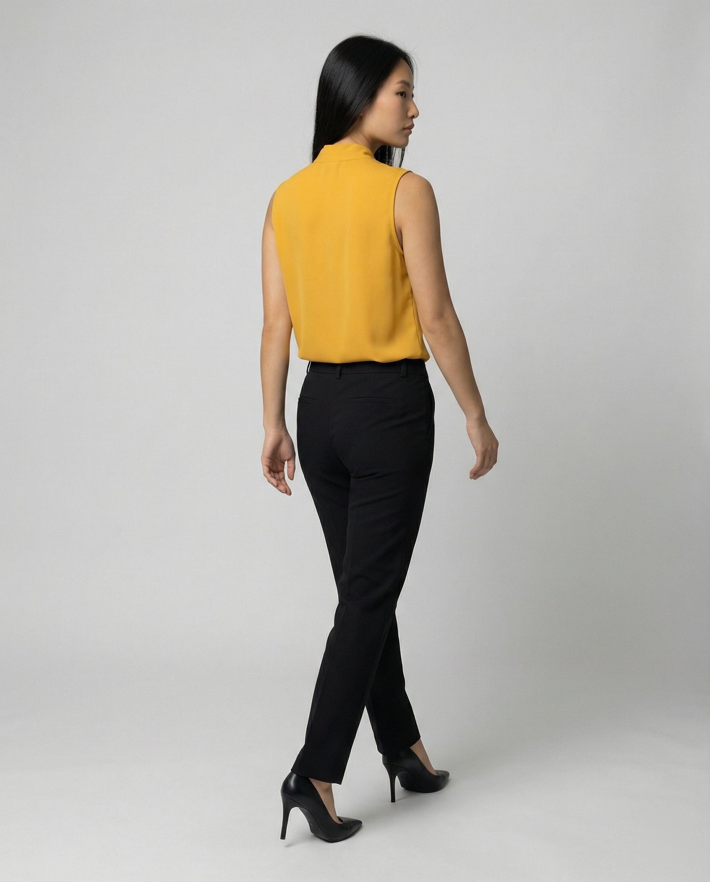 Damen Ärmelloses Sommertop Stoff Elegant Weißen