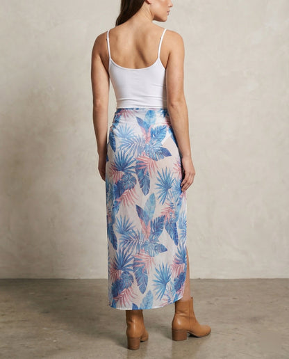 Damen Wickelrock Hoher Beinschlitz - Eveloria