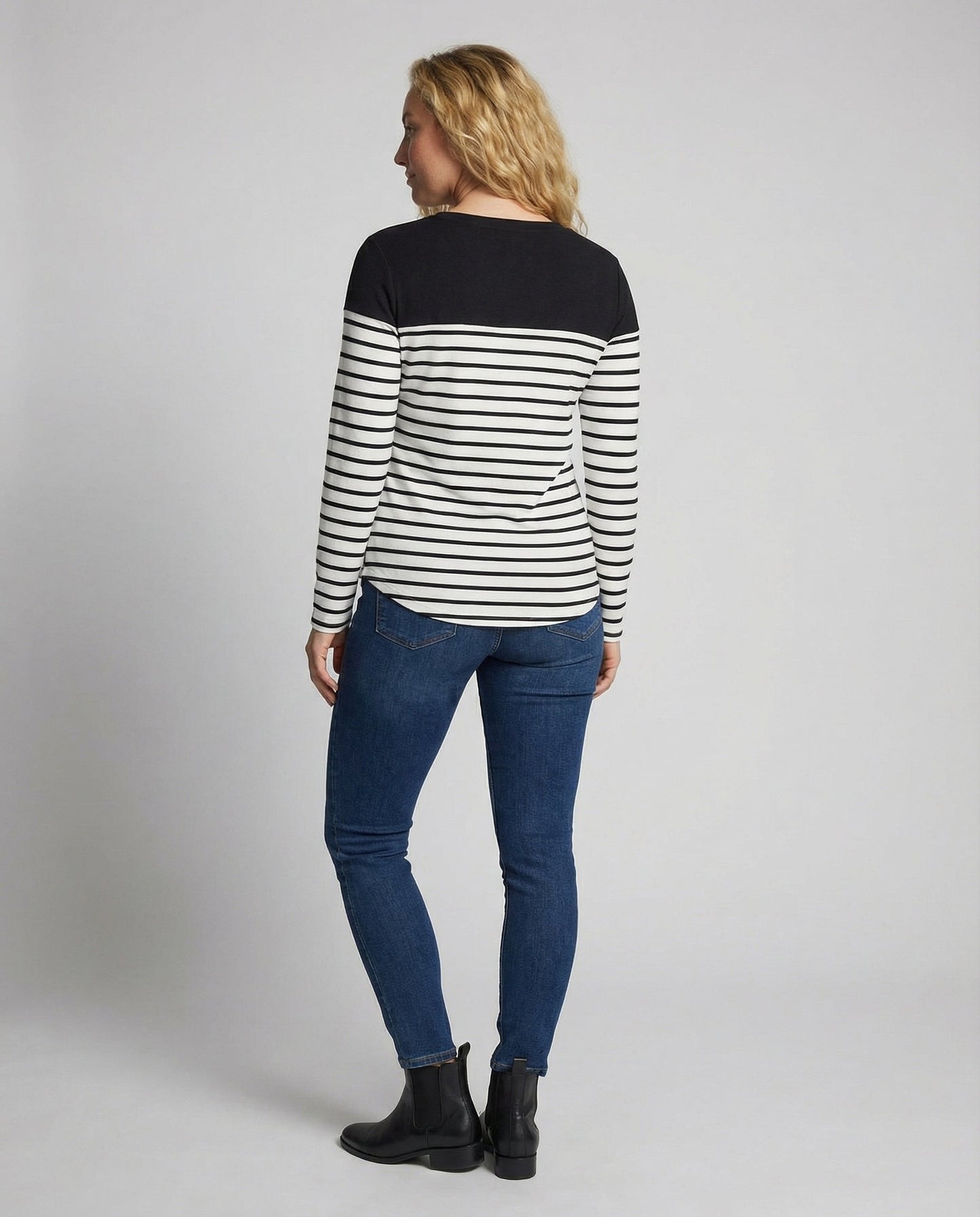 Eveloria Damen Gestreeptes Shirt Leicht Baumwolle