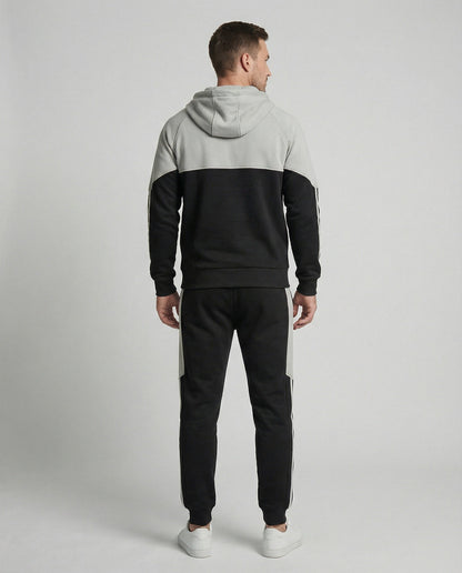 Herren Jogginganzug Reißverschlussjacke Baumwolle