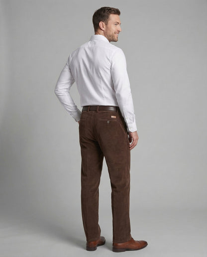 Herren Feincordhose Gürtelschlaufen