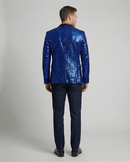 Pailletten Blazer Damen Glitzer