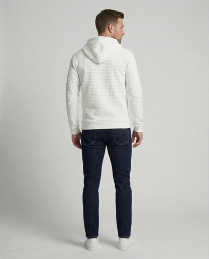 Herren Hoodie Lässig Baumwolle Grau