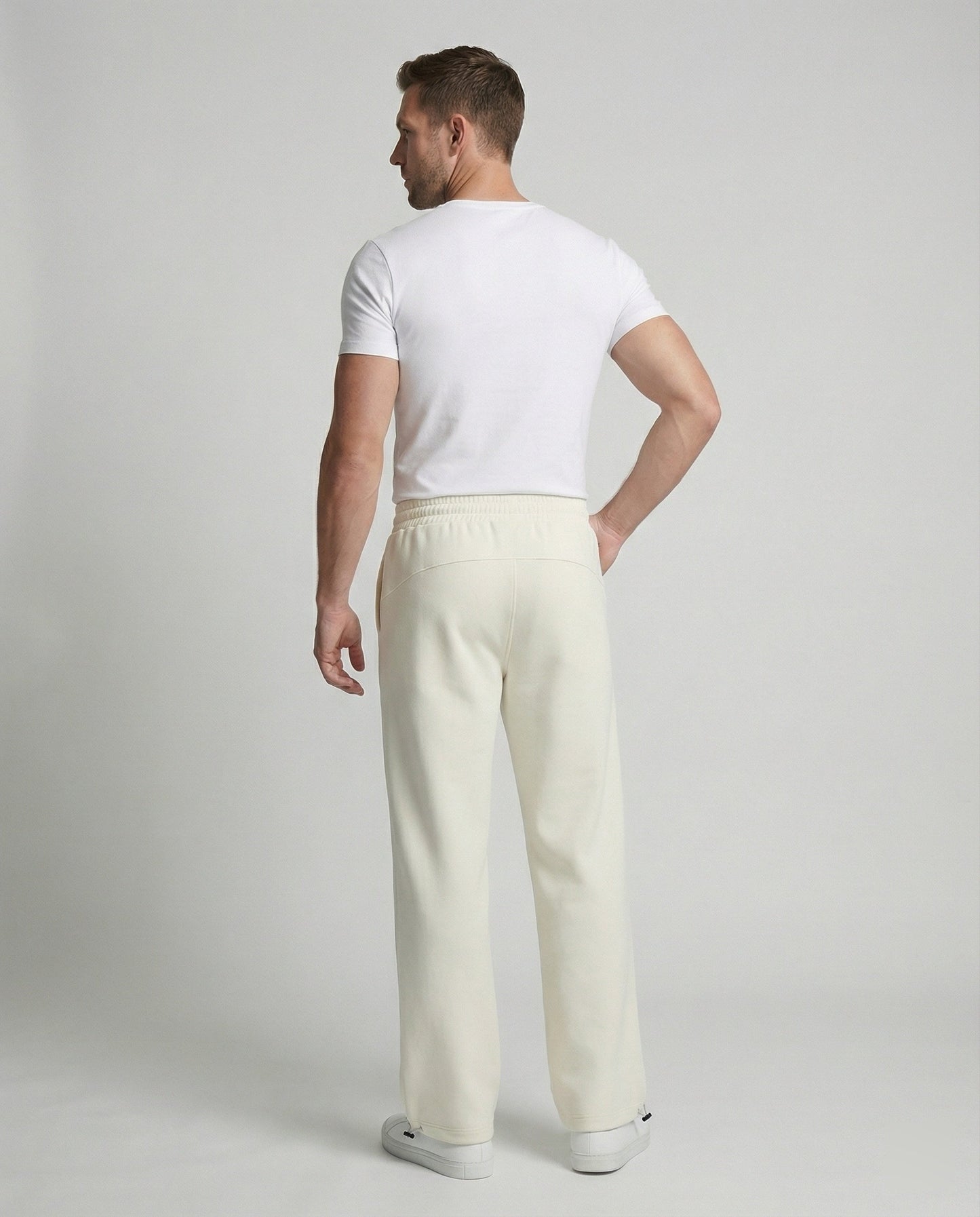 Herren Jogginghose Weit Bequem