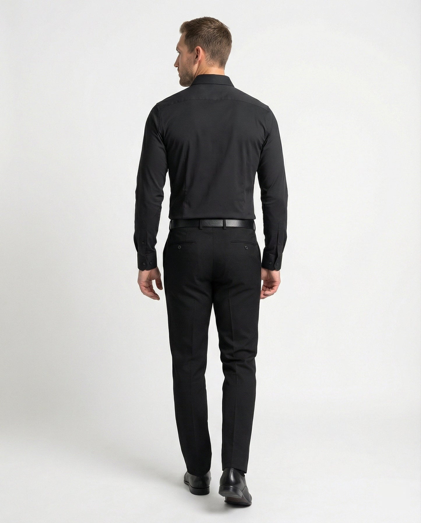 Herren Business Hemd Elastisch Stretch