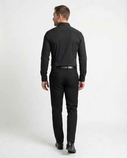 Herren Business Hemd Elastisch Stretch