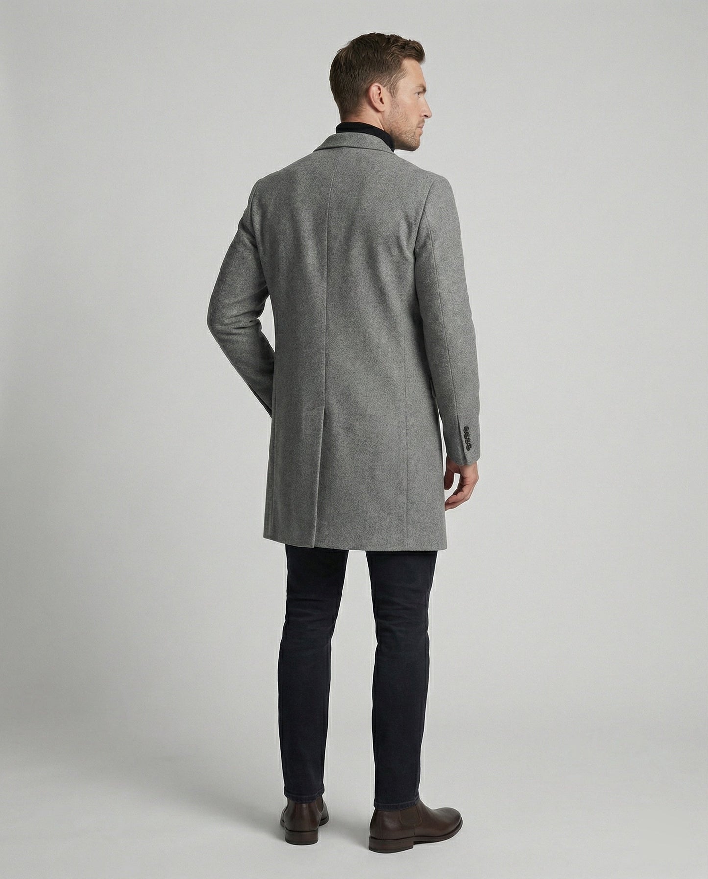 Herren Wintermantel Revers
