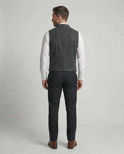 Graue Trachtenweste Elegantes Design
