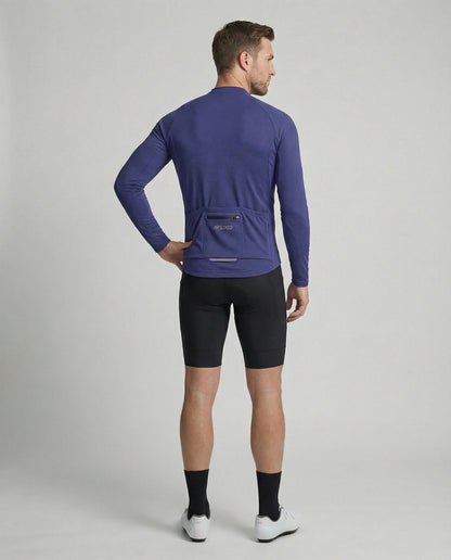Herren Langarm Fahrradtrikot Mit Rückentaschen - Eveloria