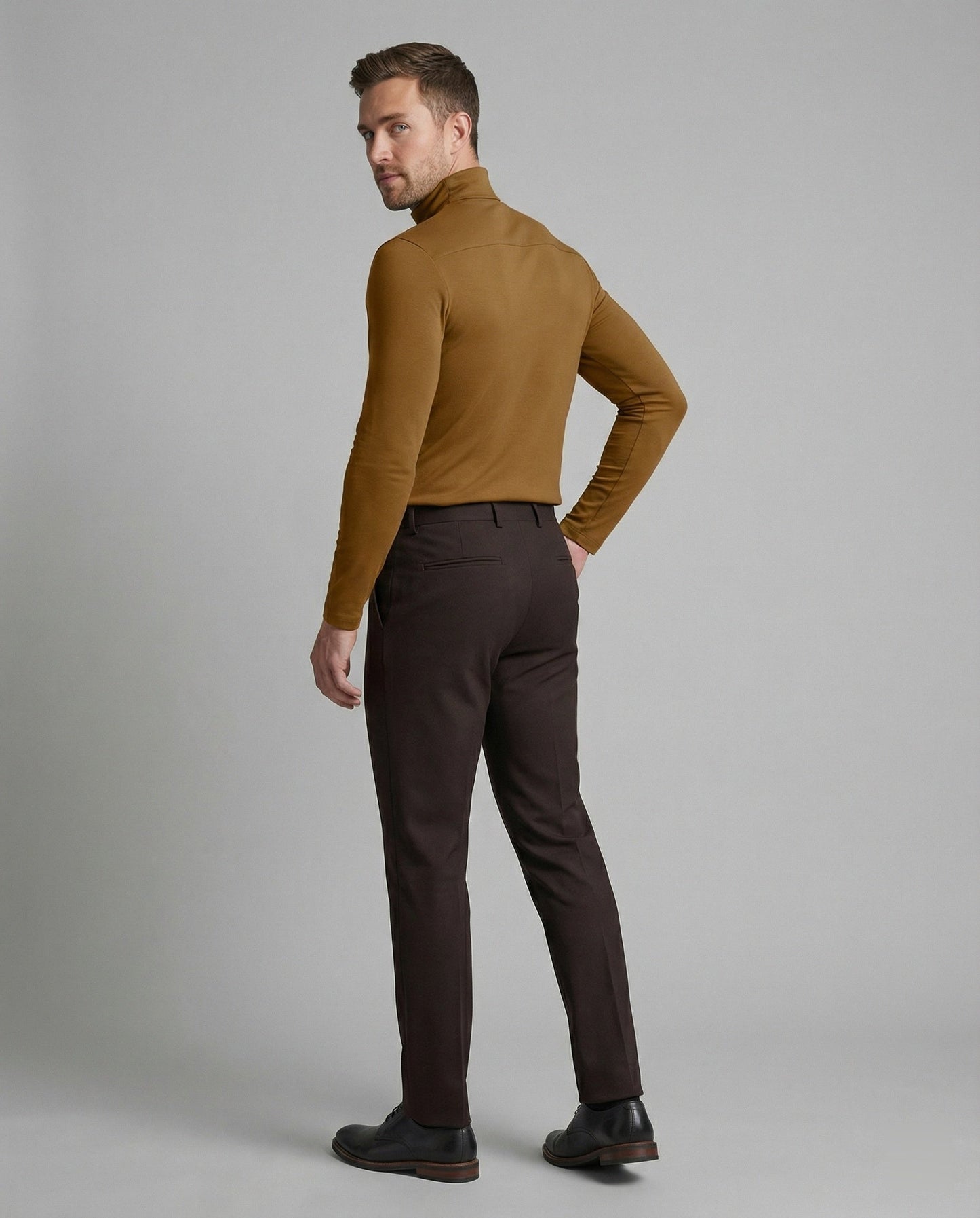 Herren Rollkragenpullover Hochwertig