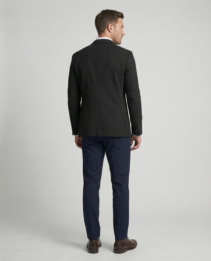 Herren Blazer Strukturstoff Stadtlook