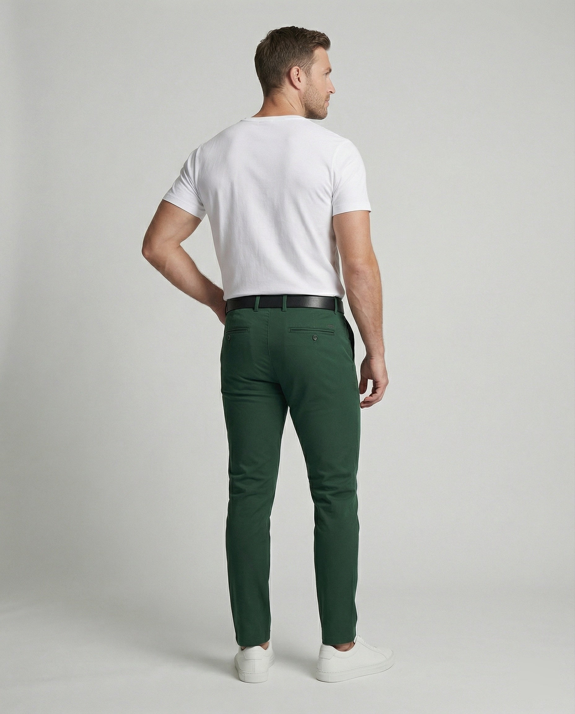 Herren Slimfit Chinohose Bequem - Eveloria