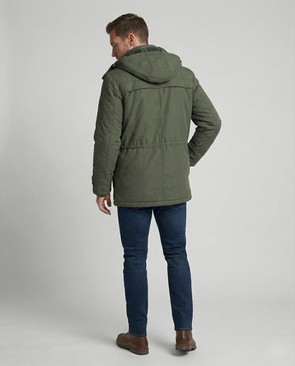 Herren Gepolsterte Jacke Lässig