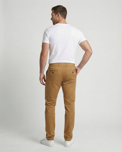 Herren Slim-Fit-Chinohose Modern