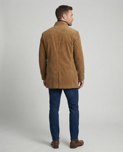 Herren Cordjacke Hochkragen - Eveloria